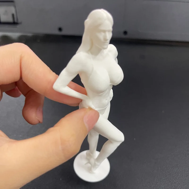 3D Printed White Handmade Figurine Model Desktop Ornament Home Decor Craft Collectible Art Gift