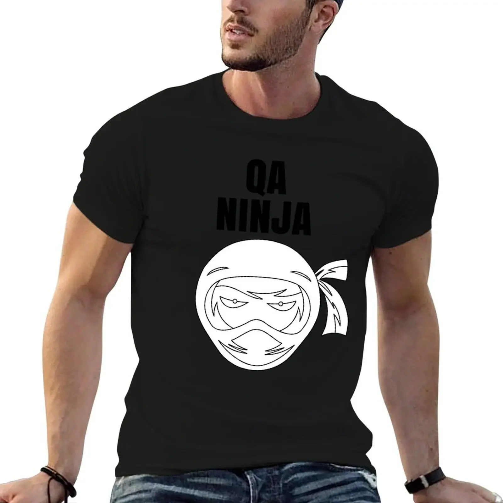 QA Ninja - Perfect Gift For Software Test Engineers T-Shirt tees blanks blacks summer top men t shirts high quality