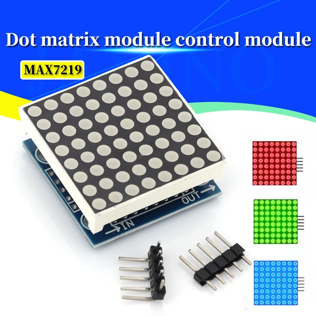 Javino MAX7219 moduł matrycy punktowej moduł mikrokontrolera DIY KIT MCU zestaw modułu sterującego wyświetlacza LED