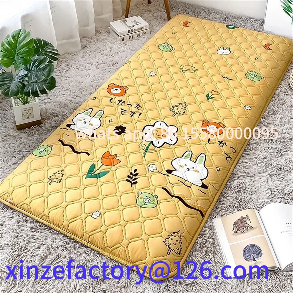 

Customizable portable folding bed mattress, comfortable floor single upholstered
