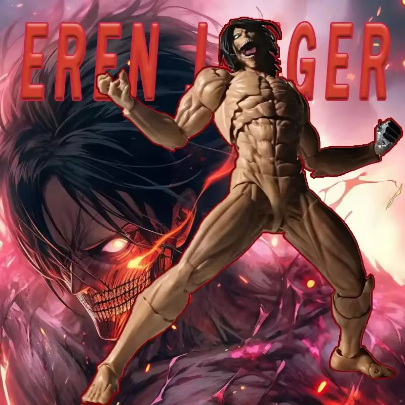 Figura de Acción Articulada de Eren Jaeger en Forma de Coloso de Attack On Titan, Edición Especial, Modelo Coleccionable, Juguete Genial para Regalo