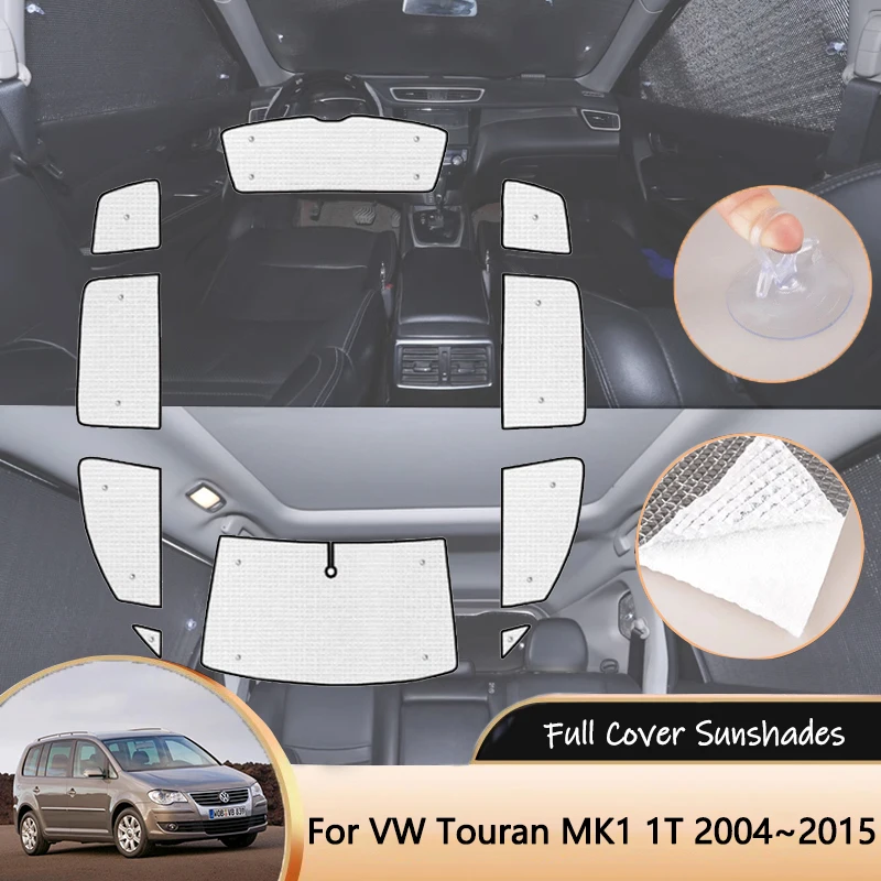 

For Volkswagen VW Touran MK1 1T 2004~2015 2005 2006 Windshield Sunshade UV Protection Reflector Sun Shade Sun Auto Visor Cover