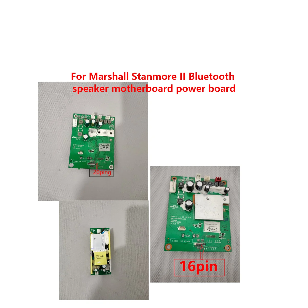 original repair replacement PCB parts for Marshall Stanmore II Bluetooth speaker motherboard power board Stanmore 2 Repair Parts