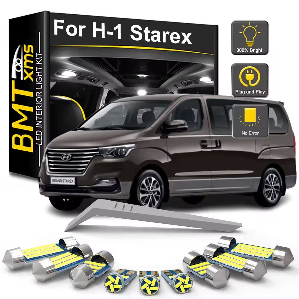 Canbus led פנים נורה ערכת עבור היונדאי i800 H-1 כוכקס גדול 2007-2017 2018 2019 2020 2021 2022 המכונית מקורה מנורה