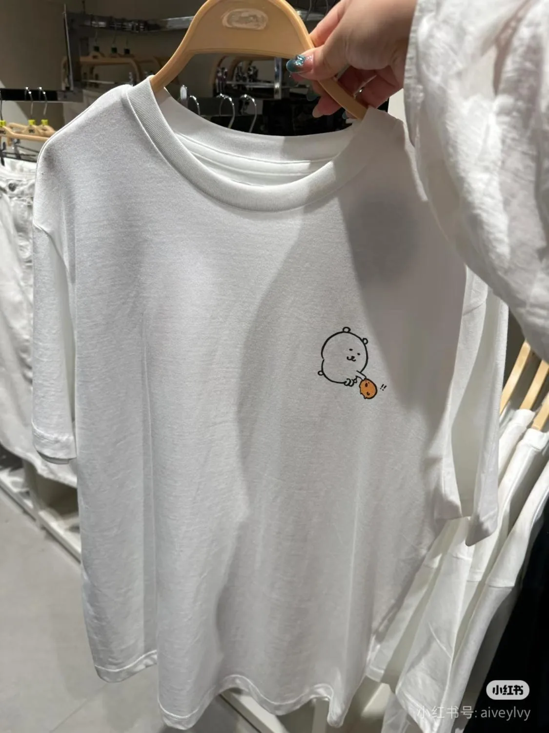 2026 Herren T-Shirt mit einfachem Linienzeichnungs-Bärenmotiv, Frontprint, Kurzarm, Sommer, Baumwolle, Unisex, Alltag, Freizeit, Kawaii Oberteil – Detail 10