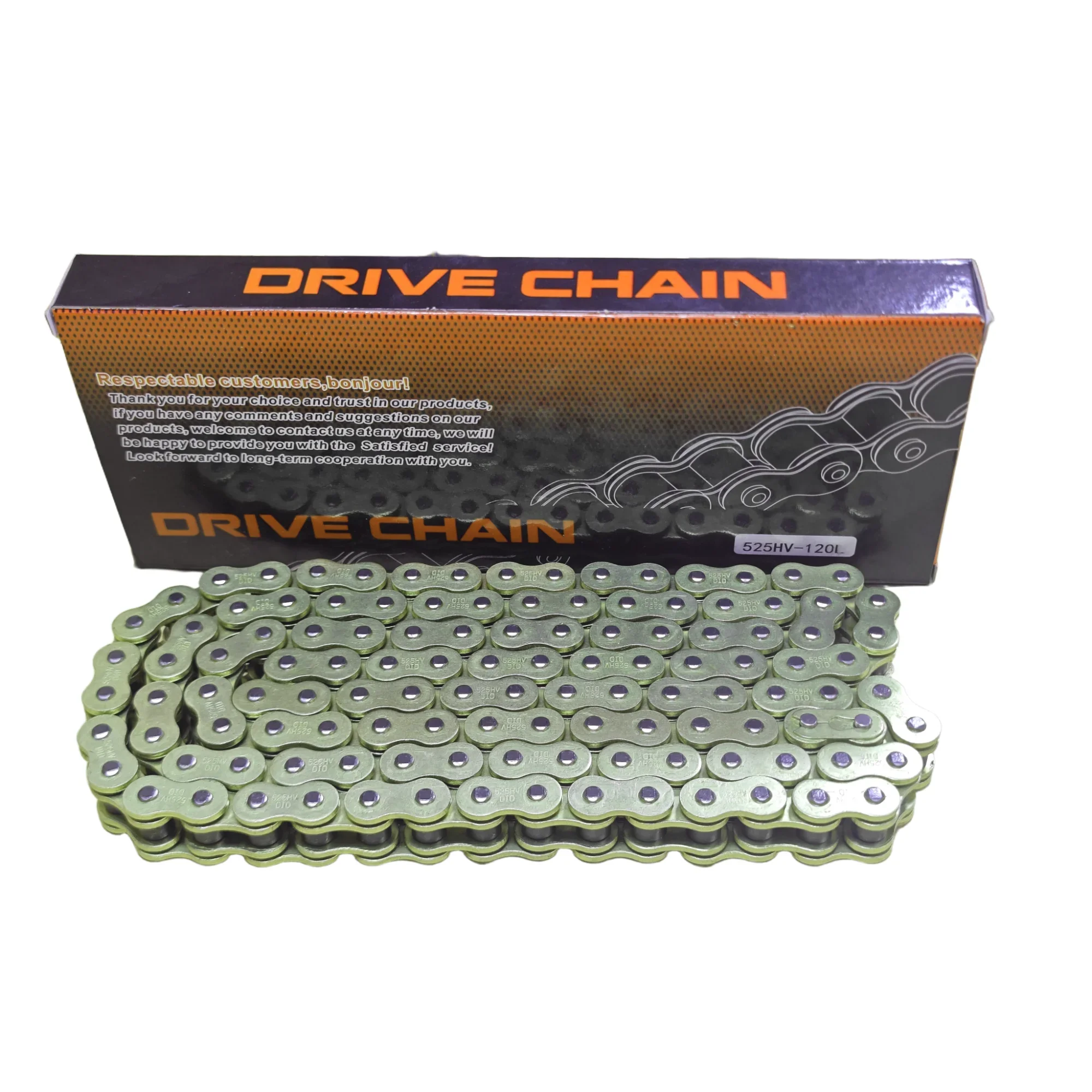 High Quality Motorcycle O-ring Oil seal Chain Sets For 428 DID chain 136 Link 520 525 chains 120 Links with Facotry Sale