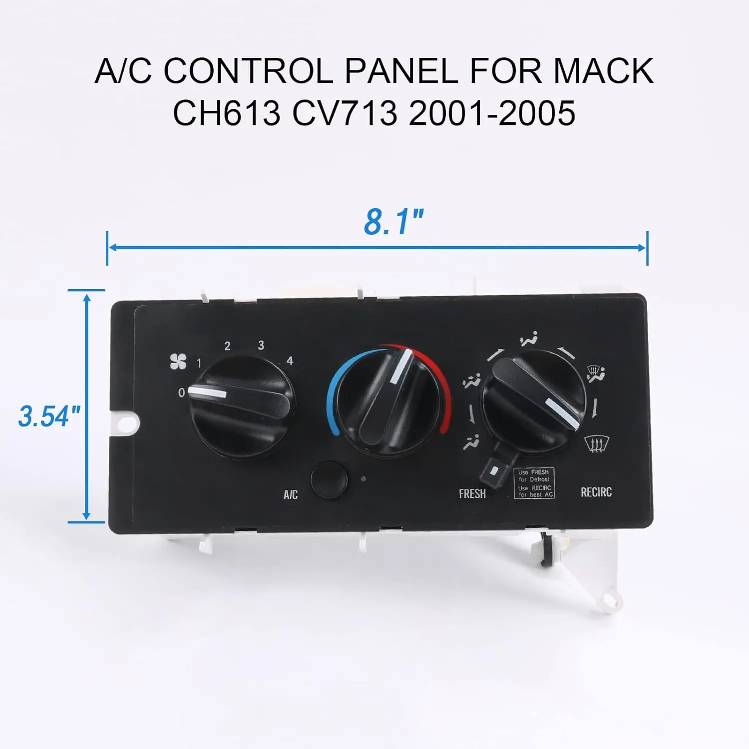 

Air Conditioning Panel for Trucks 2001-2005 CH613 CV713 OE 3899002 1000149542A Automotive AC Control Panel Fit 7787-880011