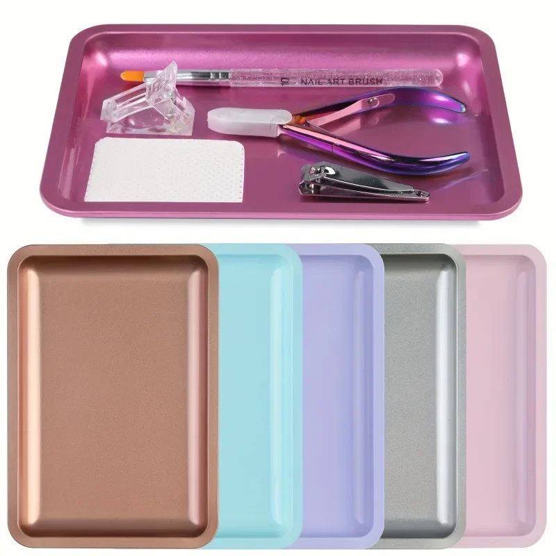 5pcs Desktop tray tool storage cabinet decorative nail tray, jewelry tray decoration, home jewelry tray