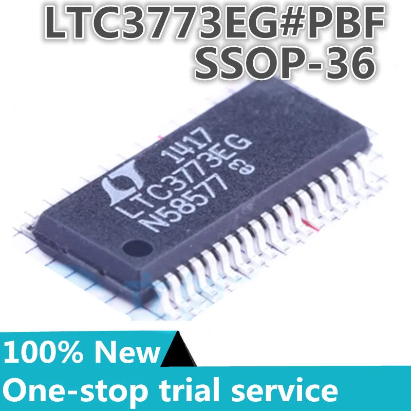 

2-100PCS %New original LTC3773EG#PBF LTC3773EG SSOP-36 DC-DC control chip step-down type 3.3V~36V 560kHz