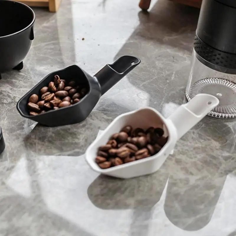 1Pcs Funnel Type Espresso Powder Shovel Coffee Bean Weighing Spoon Dispensing Tray Suit For Coffee Loose Tea Weighing