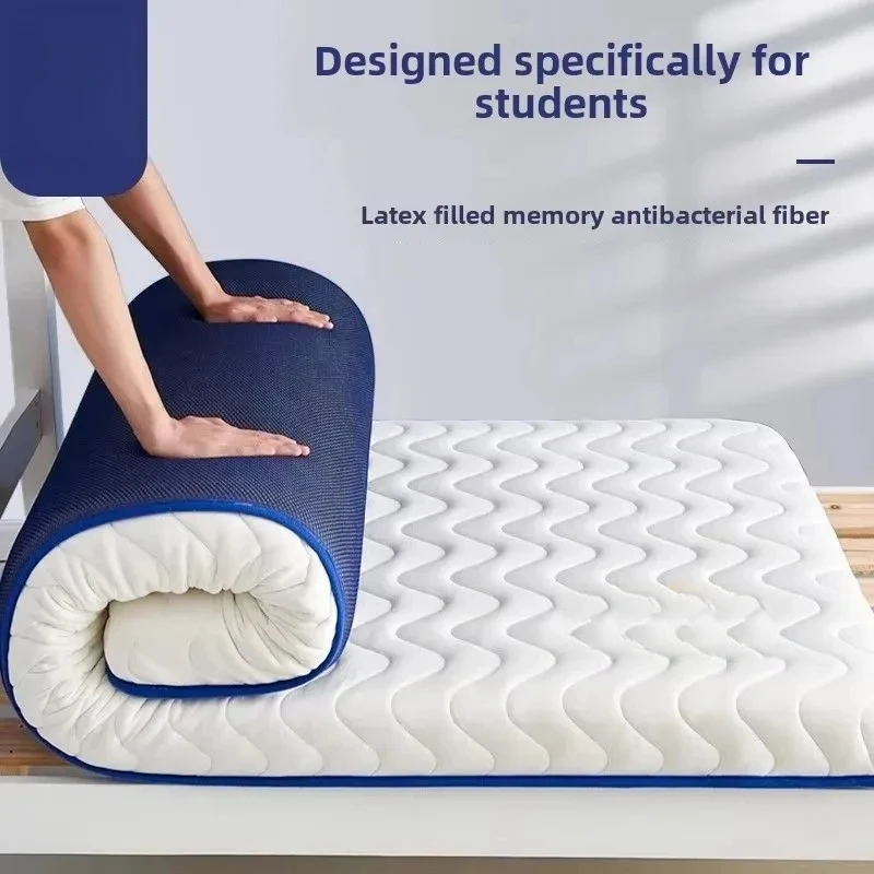 Latex Mattress Memory Foam Cushion Household Bedroom Dormitory Double Single Sponge Sleeping Pad Foldable Mattress Topper Futon