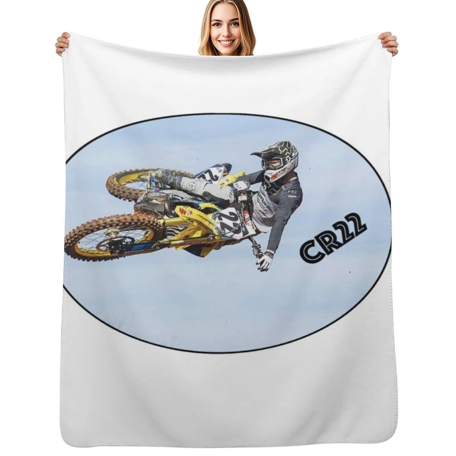 

Chad Reed 22 Throw Blanket sofa bed Cute Plaid Sleeping Bag Retros Blanket