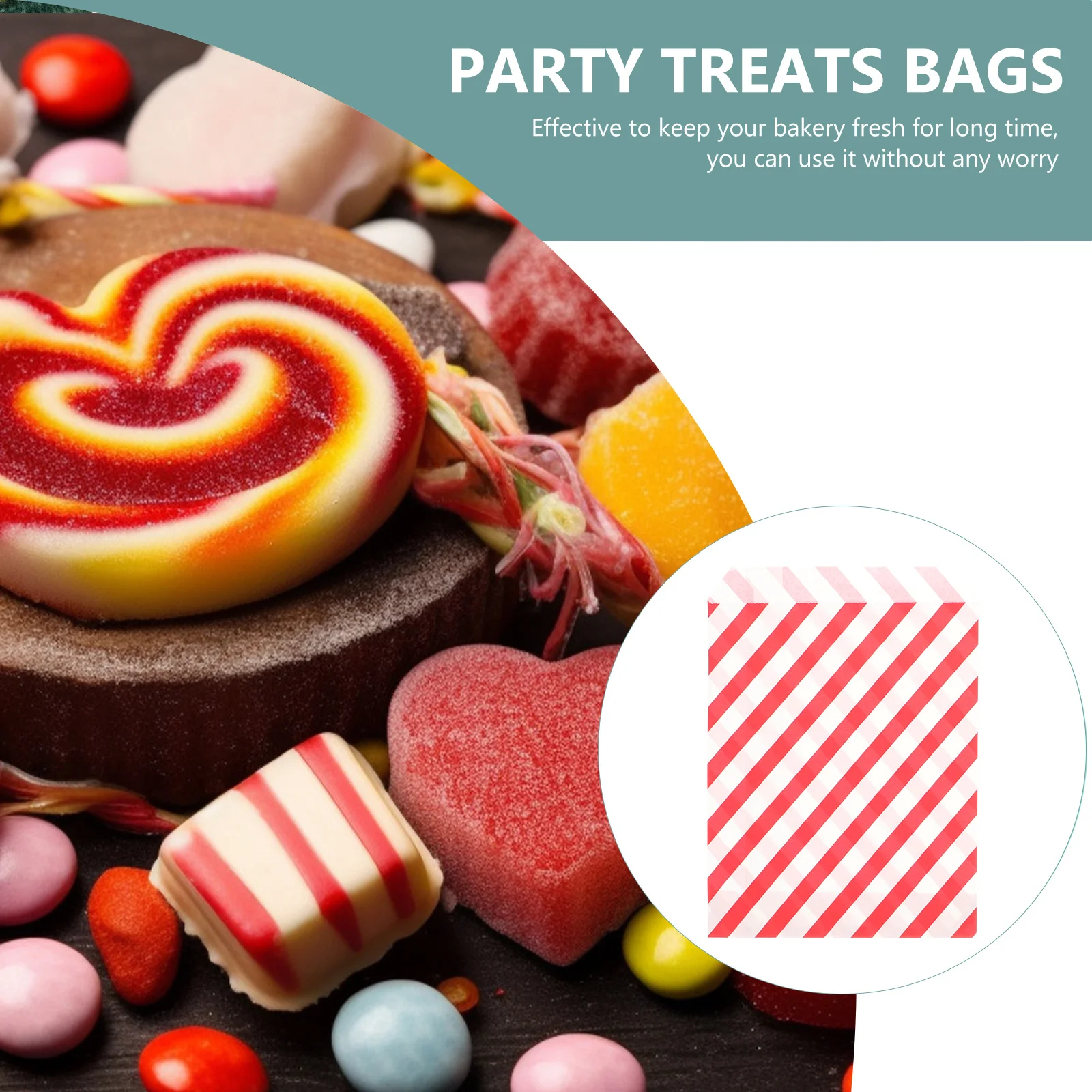 

24Pcs Candy Bags Christmas Gift Bags with Cute Cartoon Design for Cookies Snacks Treats Packaging Party Favors Supplies