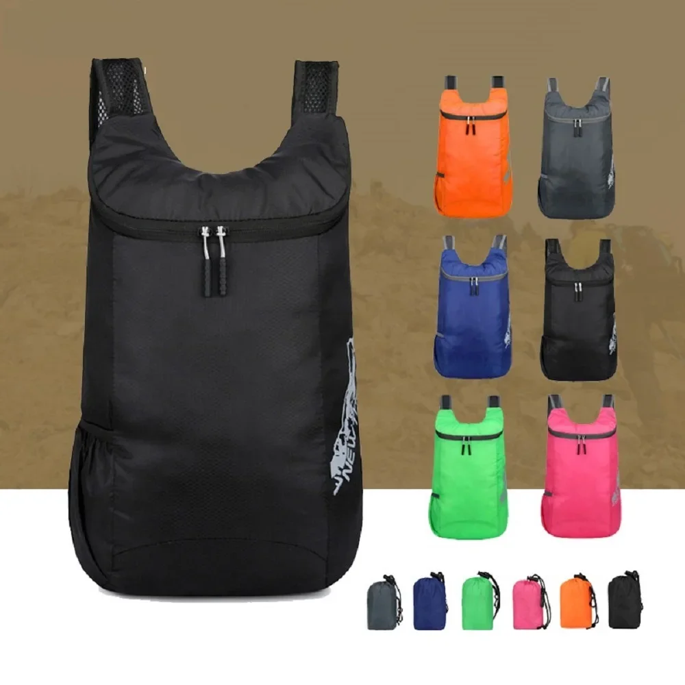 20L Lightweight Cycling Bapack Waterproof Outdoor Bag Foldable Hiking Climbing Backpack Travel Storage Daypack Bag MTB Accessory