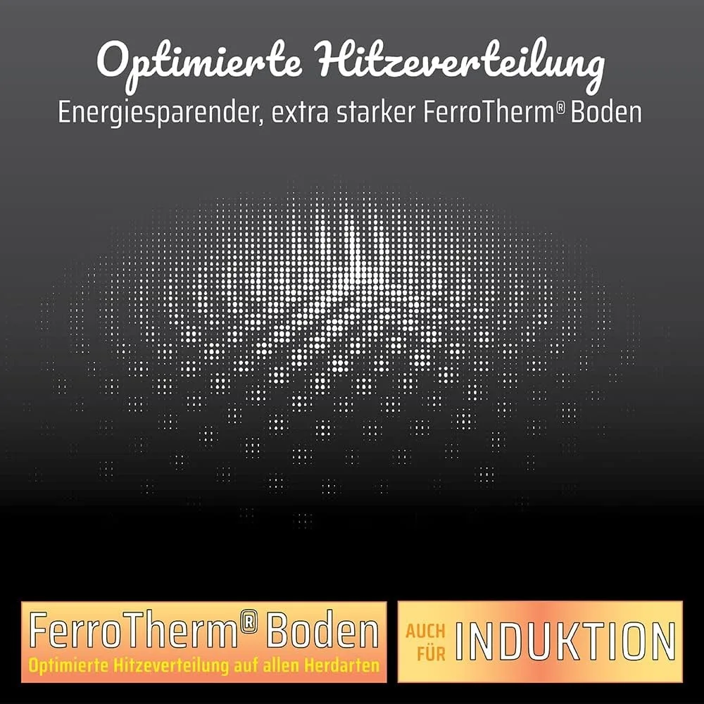 Gibson Soho Lounge Conjunto de panelas de indução de alumínio forjado antiaderente de 15 peças com frigideira de ferro fundido, preta