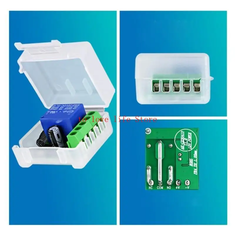 DC12V 10A Single Channel Relays Modul Receiver Wireless Fernbedienungsschalter