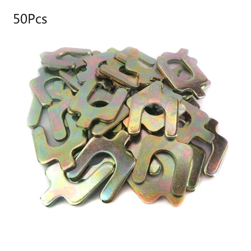 50 Pcs Four Wheel Alignment Insert U-shaped Shims Auto parts Four-wheel Positioning Adjustment Washer U-type Plug Gasket