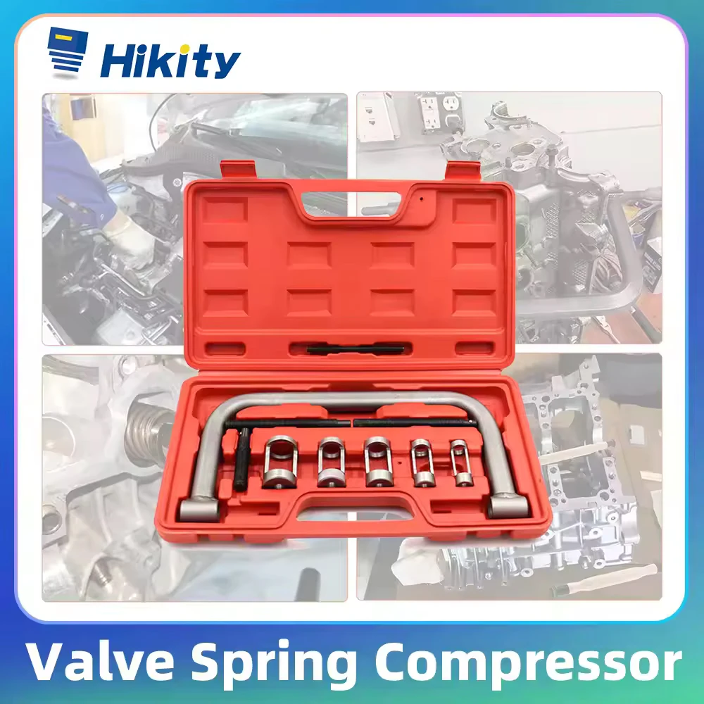 Hikity 10 pièces Outils de compression et d'installation de ressorts de soupape 16-33 mm Équipement de véhicule moteur pour VTT Voiture Moto