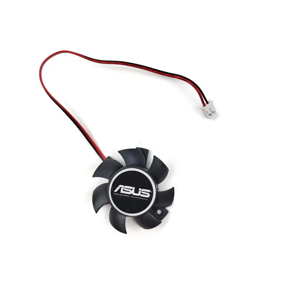 37MM 2PIN T124010DL (2) cooling fan for ASUS HD4550 GT730 EN210 GT620 630 GT640 EAH5450 R7240 HD6570 4550