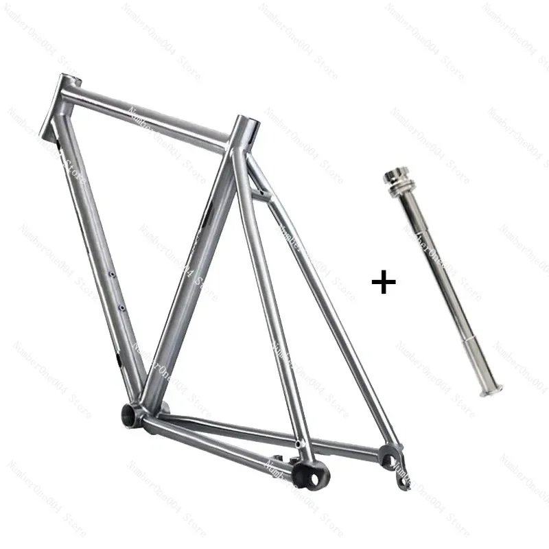 Suitable ForCustom Make Gravel Road Bike Frame And Thru , Factory Price 700x32C Titanium Alloy Racing Bicycle Frame With Brake