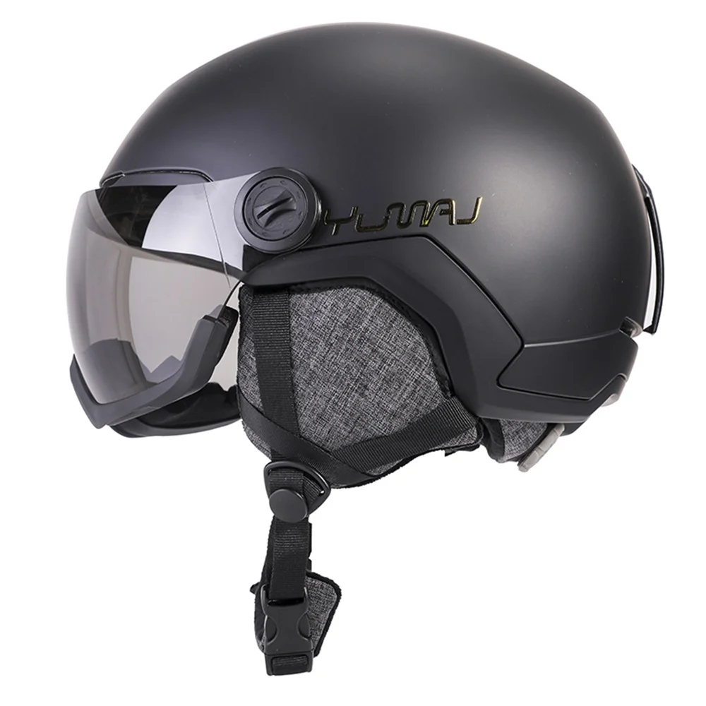 AliExpress yumaj YUMAJ Professional Winter Best Selling Ski Outdoor Warm Helmet Cycling Anti-fog Windproof Goggles Safety Certified Snow Helmet