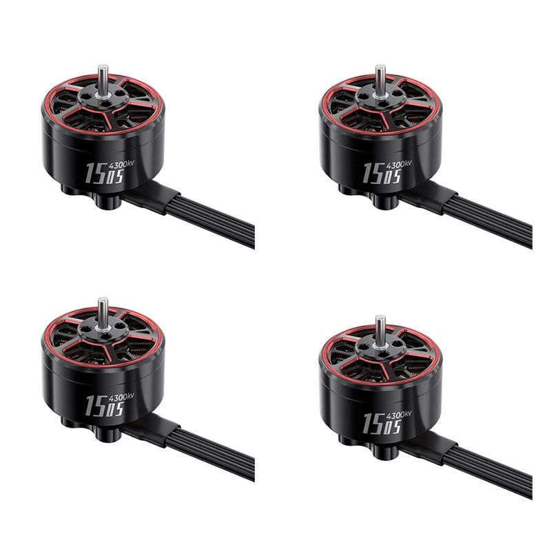 

4pcs GEPRC SPEEDX2 1505 4300KV Brushless Motor 2.5 -3.5 inches Mini FPV Drone Accessories with High-Power Density