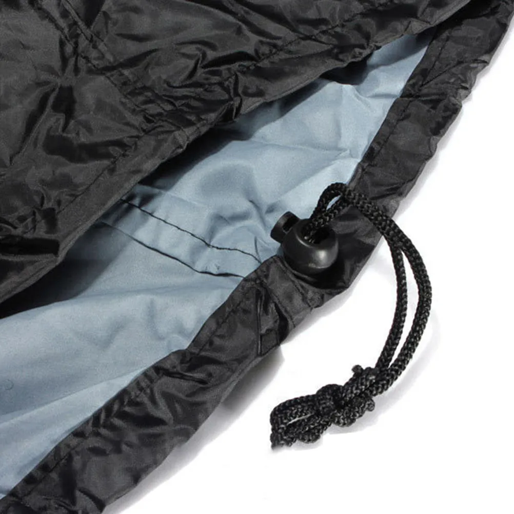 1Pcs Waterproof Stove Cover for Outdoor Patio Grill Bbq Protector Heavy-Duty Silver Polyester Rain Snow Hail Protection Folding
