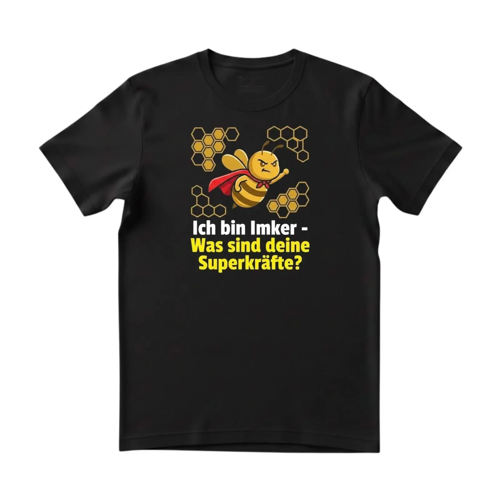 Imker T-Shirt für Herren, Bienen-Spruch, lustiges Honig-Geschenk, Imkerei, Imker, Vintage-Stil, gewaschenes, atmungsaktives Oberteil für den Alltag