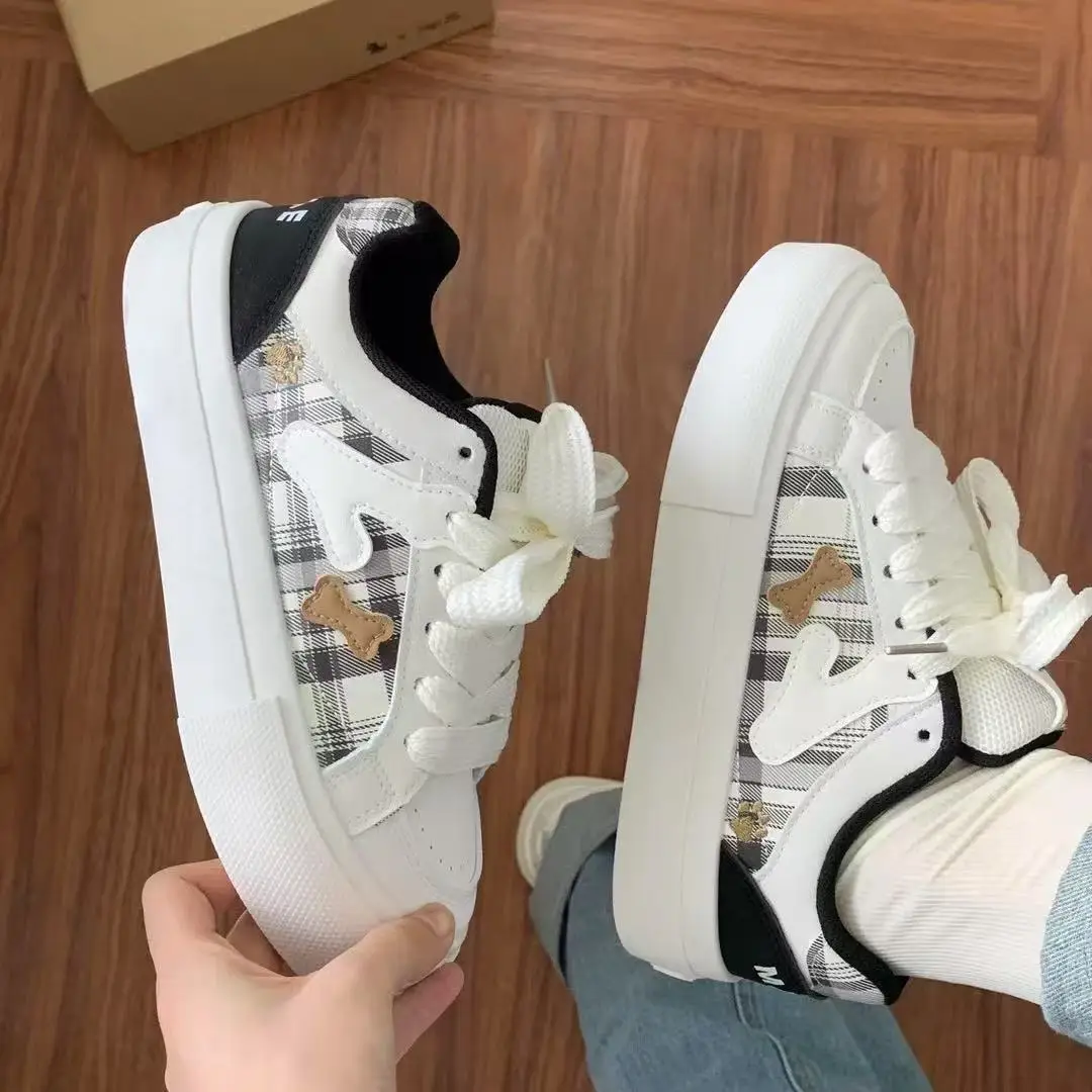 Original Autumnal Versatile White Sneakers Unisex Flat Bottom 2025 New Trendy Junior High School Students Casual Sports Board...