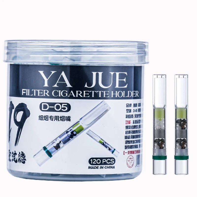 Yajue Disposable Cigarette Filter Tips for Thin cigarette Tar Filter Mouthpiece with Multistage Filtration