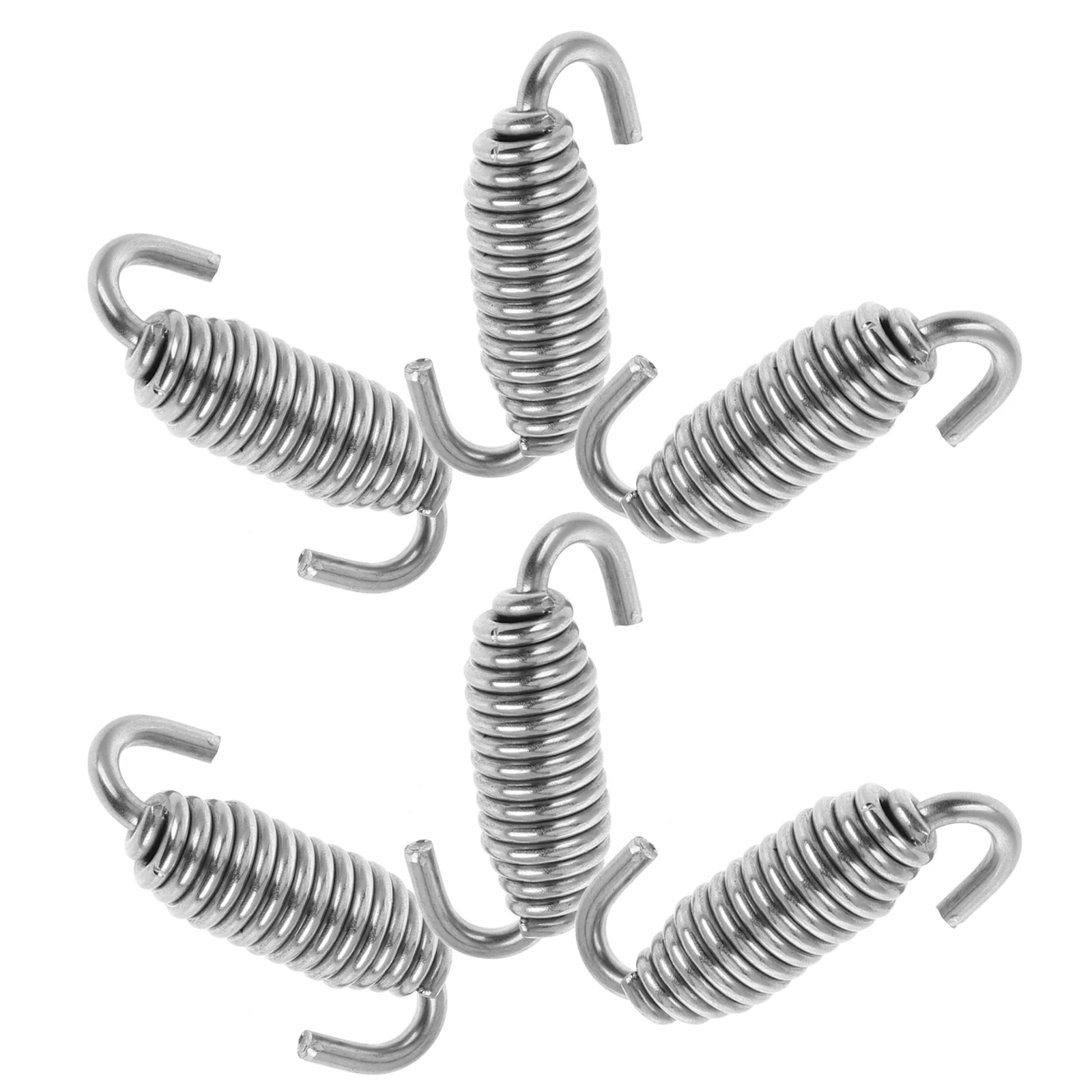 

6 Pcs Exhaust Pipe Spring Puller Hooks Motorcycle Springs Actuator Clamp Stainless Steel Locking Air Chuck Tire Inflator