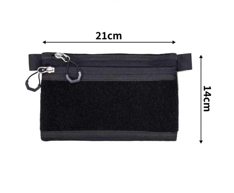 Hakenschlaufe Innenmodul Reißverschluss Aufbewahrungstasche Taktischer Rucksack EDC Separate Aufbewahrungsplatte Transparent/Netztasche/Elastischer Halter – Detail 1