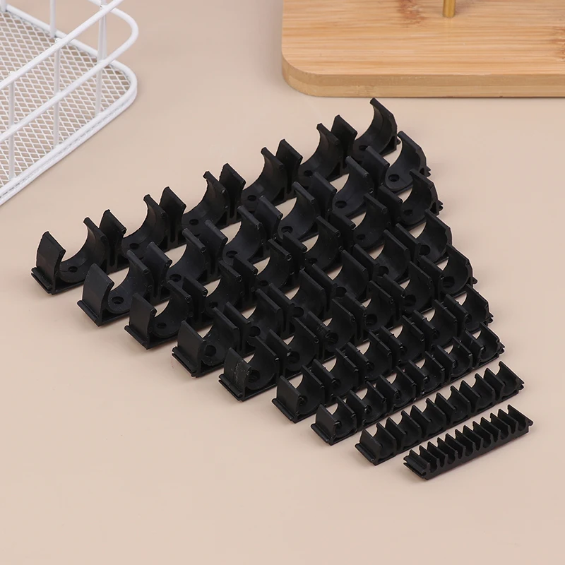 Nylon 6 Way 4-20mm Water Pipe Holder Gas Compressor Tubing Diversion Flow Clip Pipe Clamp Pneumatic Tube Air Hose Fixing Clamp view 5
