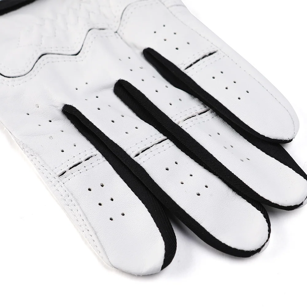 Men's golf gloves, sheepskin gloves, anti slip and wear-resistant, single left hand