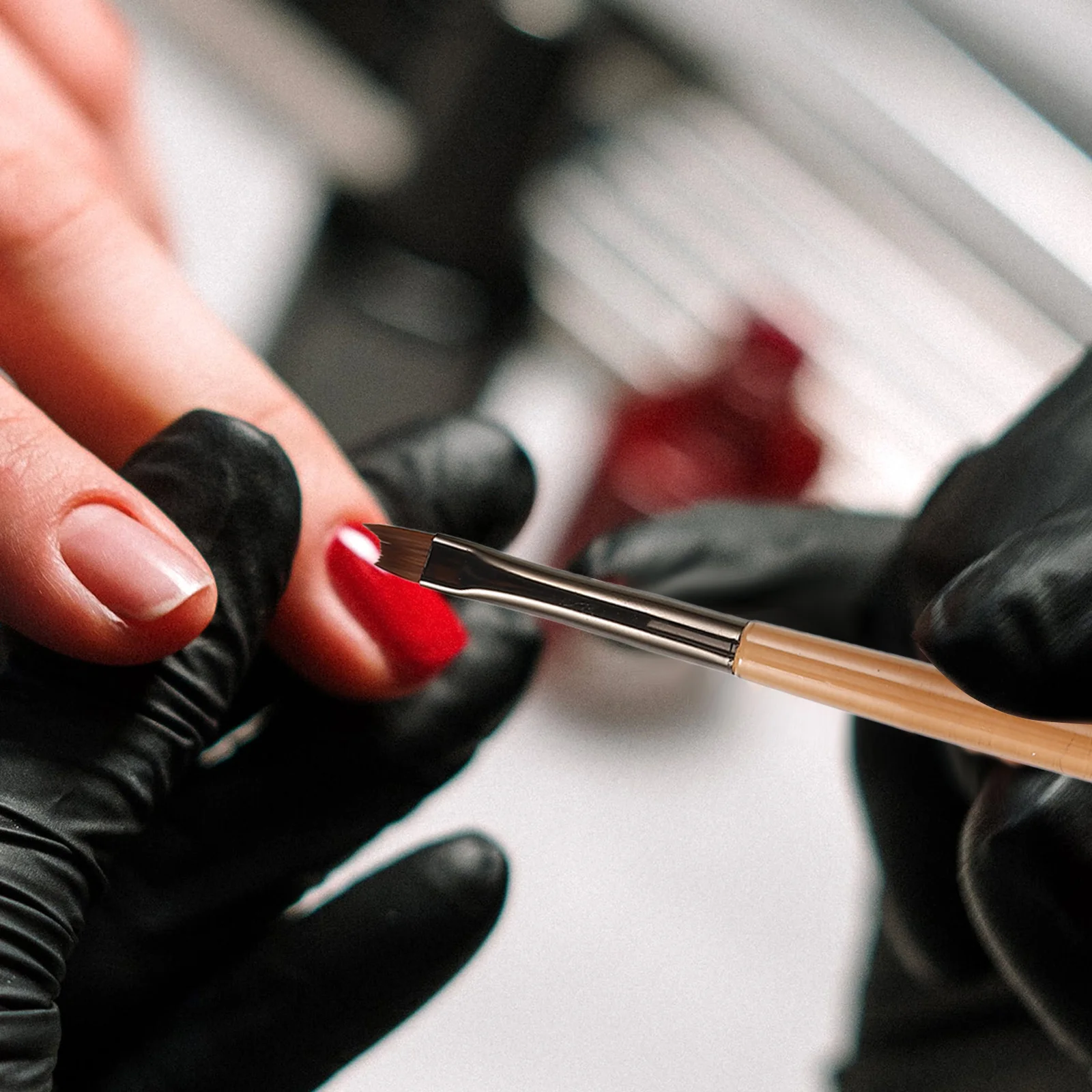 1 set di pennelli per nail art fini, set di pennelli multifunzionali per design delle unghie, pennelli professionali per strumenti per manicure con smalto gel