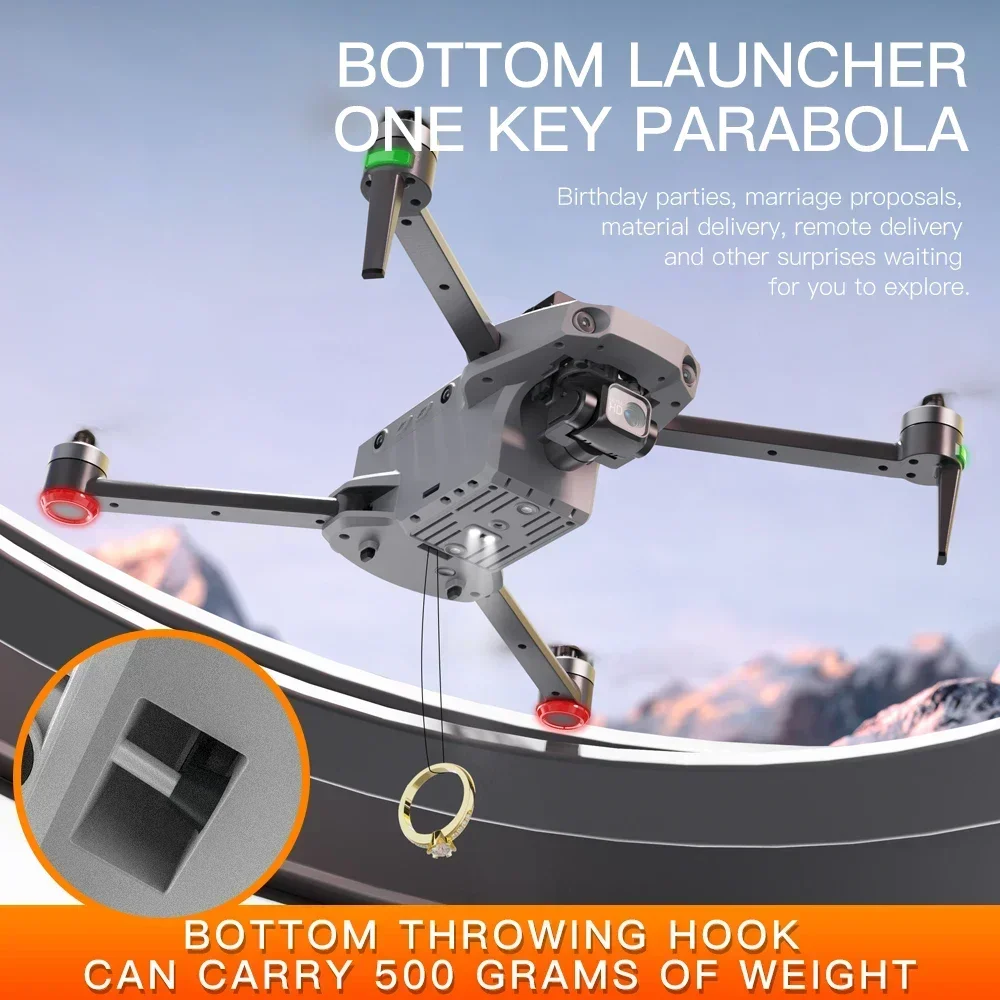 K11 Tubro GPS Drone Professionele 8K Video HD Dubbele camera Luchtfotografie 360 °   Obstakel vermijden borstelloze quadcopter RC speelgoed