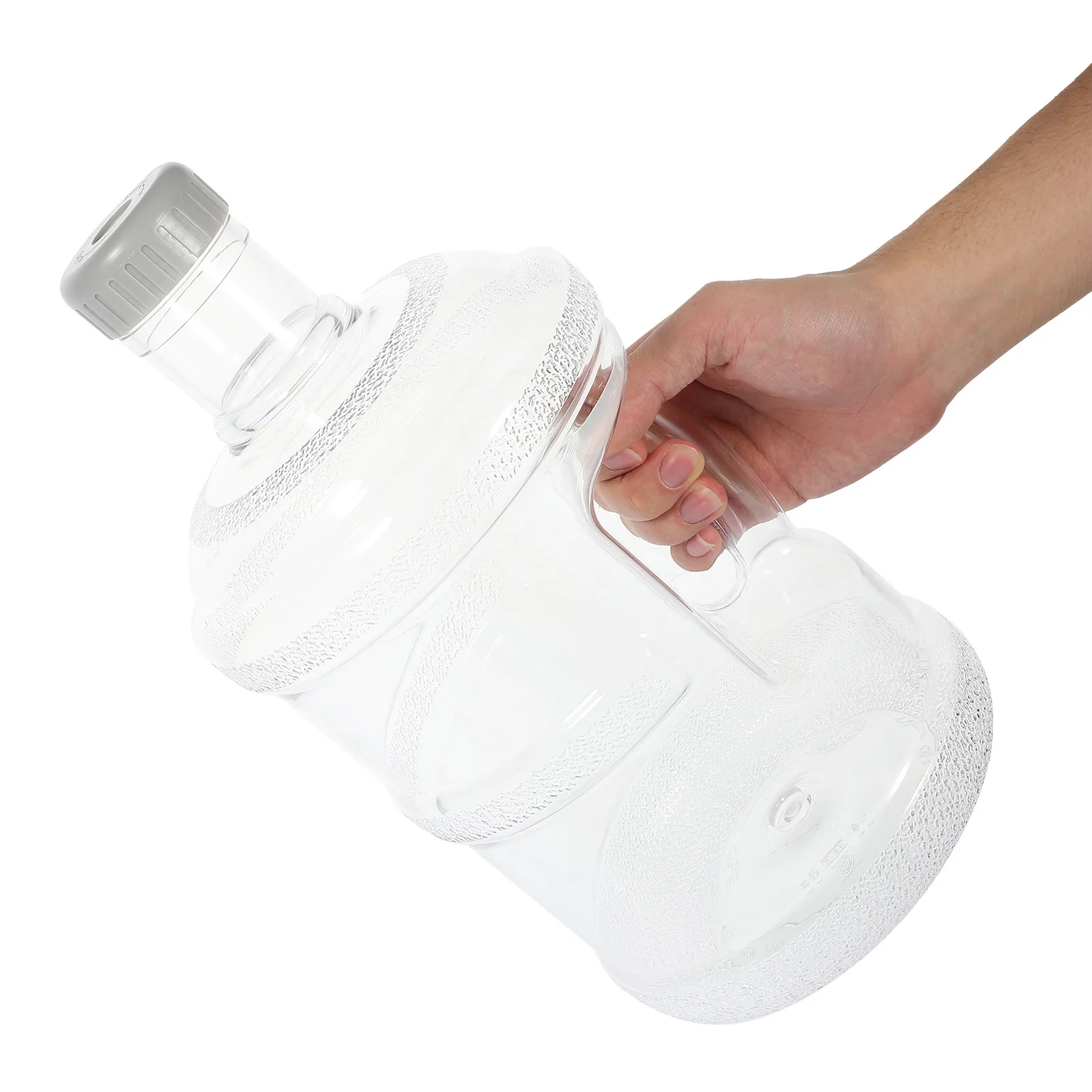 

5L Large Capacity Water Jug Transparent Reusable Portable Water Storage Bucket For Home Office Outdoor Camping Picnic