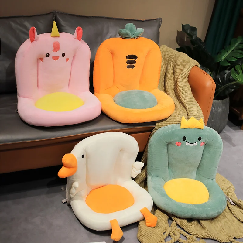 

1pc 65cm Cartoon Unicorn Duck Dinosaur Animal Seat Cushion Kawaii Plush Sofa Chair Cushions Pillow Home Room Decor Kids Gifts