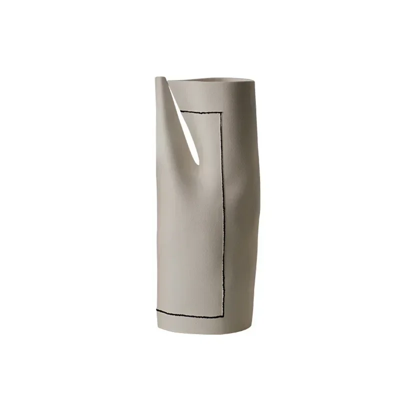 Simple cloth bag line vase ornament