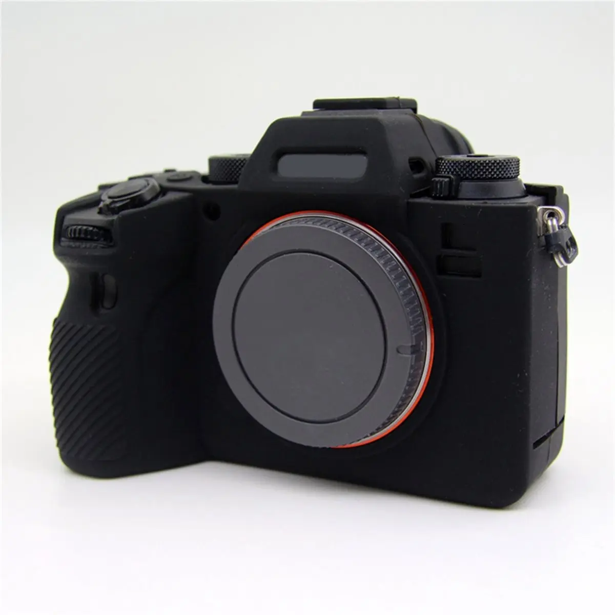 1PCS Silicone Camera Case for A7II A7SII A7RII, Protective Cover Skin, Anti-Scratch Grip Shell Camera Bag Sleeve