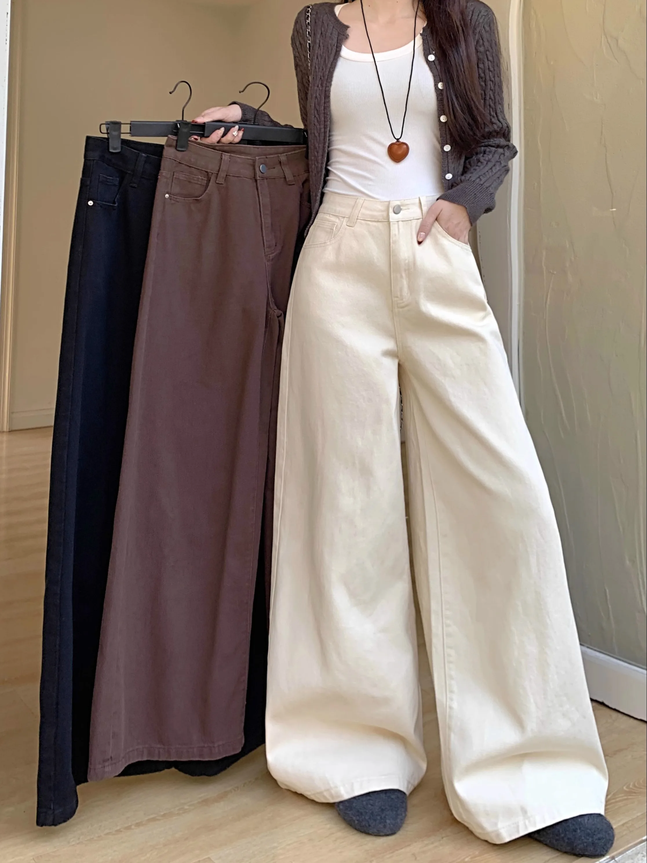 

Мешковатые джинсы Y2K 2000-х годов, женская одежда, европейские винтажные джинсовые джинсы с высокой талией, черные корейские модные стильные свободные широкие уличные женские джинсы