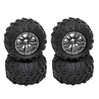 KKZ-4 Pcs Wheel Tire Tyre 45-ZJ03 for XLH Xinlehong 9145 Hosim 9145 1/20 Truck RC Car Spare Parts Accessories