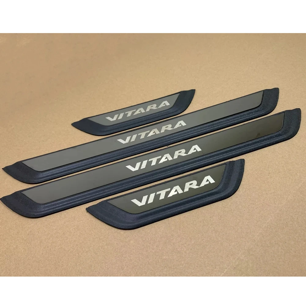 

Car Accessories For Suzuki Vitara 2024 Door Sill Pedal Protector Scuff Plate Trim Auto Threshold Stickers Styling 2017-2023