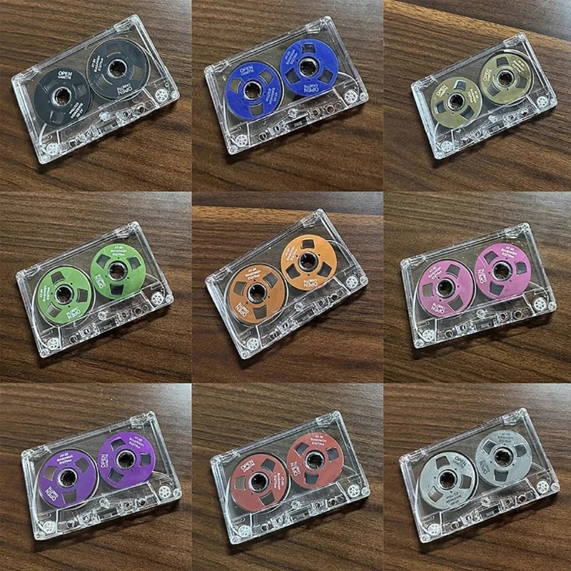 Double Sided Metal Cassette Tape Blank Recording Tape Player Empty Tapes for 50 Minutes of Clear Music Sound Recording