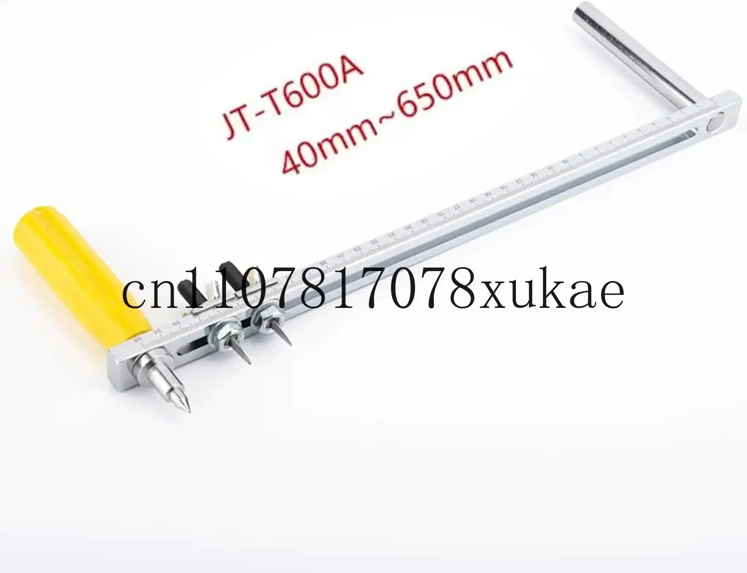 

JT-T600A Gasket Cutter Portable Manual Circle Cutter Rubber PTFE Gasket Special Dual Blade Cutting Rotary-Style 40-600MM