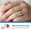 

18 Sheets EVA Acrylic Silicone Ring Adjuster Pads for Loose Rings Sizers Bands Wedding Mens Womens Jewelry Guards Adjustable
