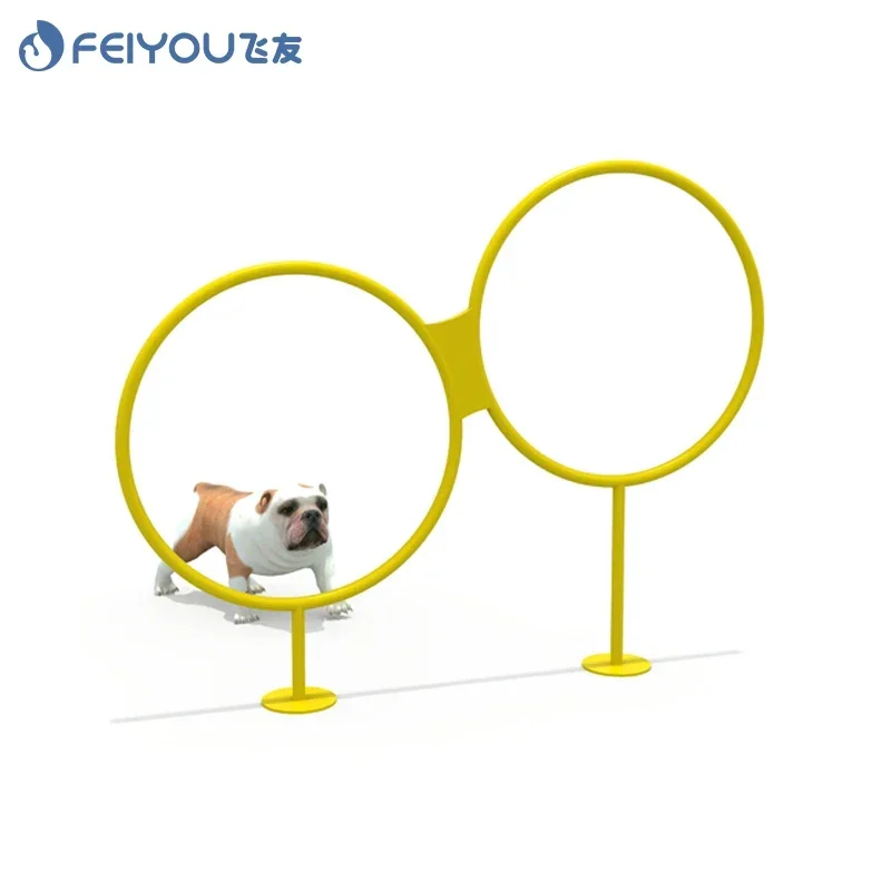 Feiyou dog amusement park puppy dog training agility equipment kits puppy jumping training covered pet play pen dog play fencege