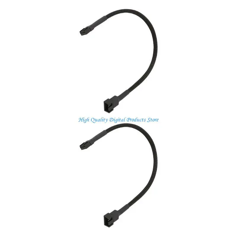 U2JE 2ピース3/2/1ウェイ4pin PWMファンスプリッターコンバーターケーブルは静かな操作用