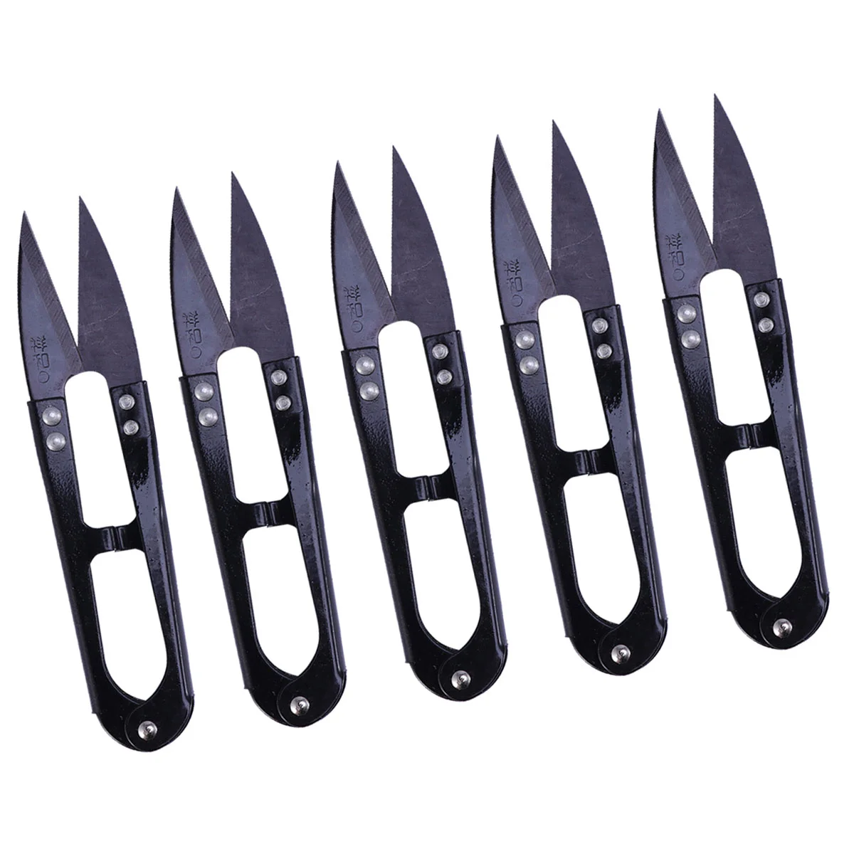 5pcs ABS Handle Steel Blade Garden Trimming Shears Sewing Tool Lightweight Bonsai Craft Supplies Sharp Blades