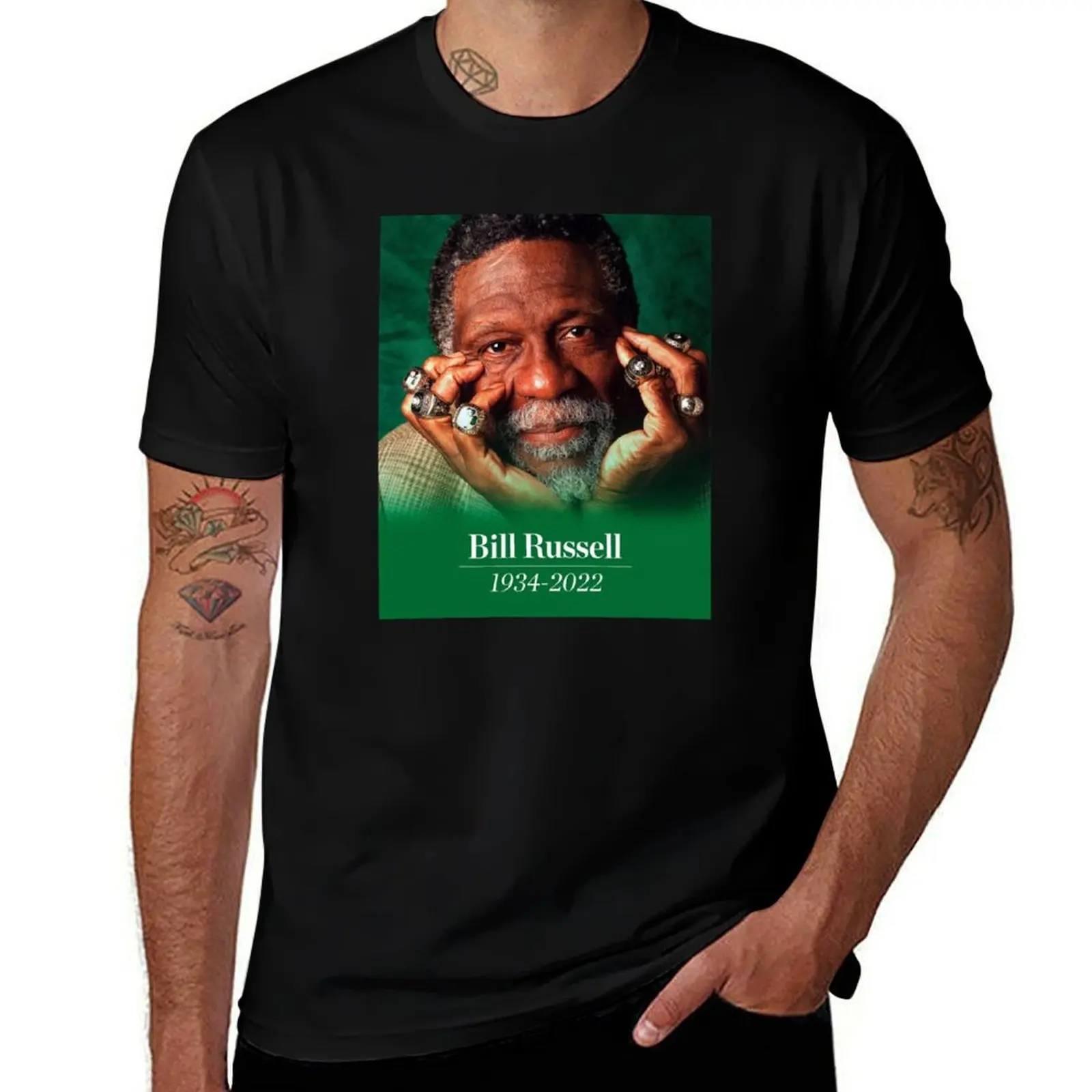 

Bill Russell, RIP Bill Russell, Rest In Peace Bill Russell Legend T-Shirt summer tops basketball graphic tees clothes for men